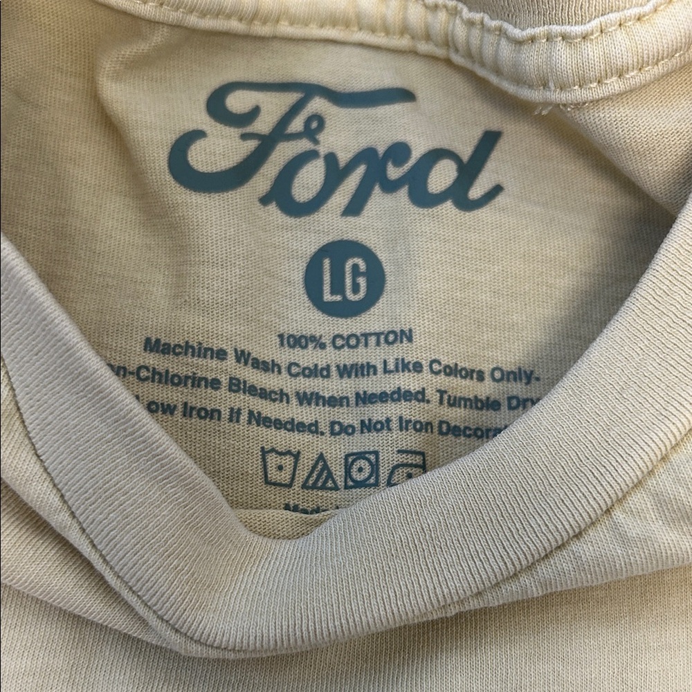 Girls Ford Bronco Tee - Light Yellow - Picture 2 of 2